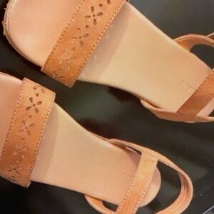 Floral cutout design stylish shoes